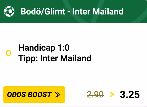 FK BodÃÂ¶/Glimt vs. Inter Mailand