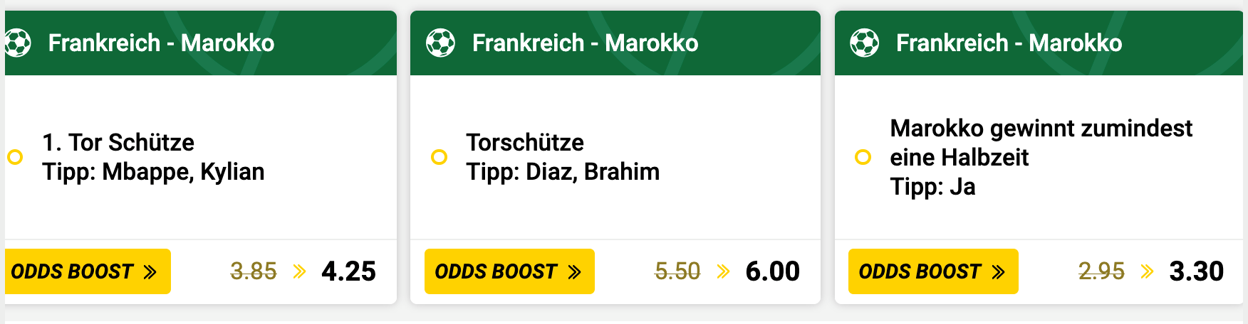 Frankreich – Marokko