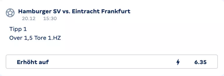 Hamburger SV vs. Eintracht Frankfurt