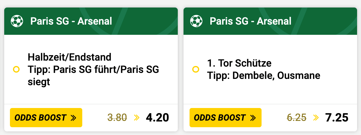 Paris St. Germain – FC Arsenal
