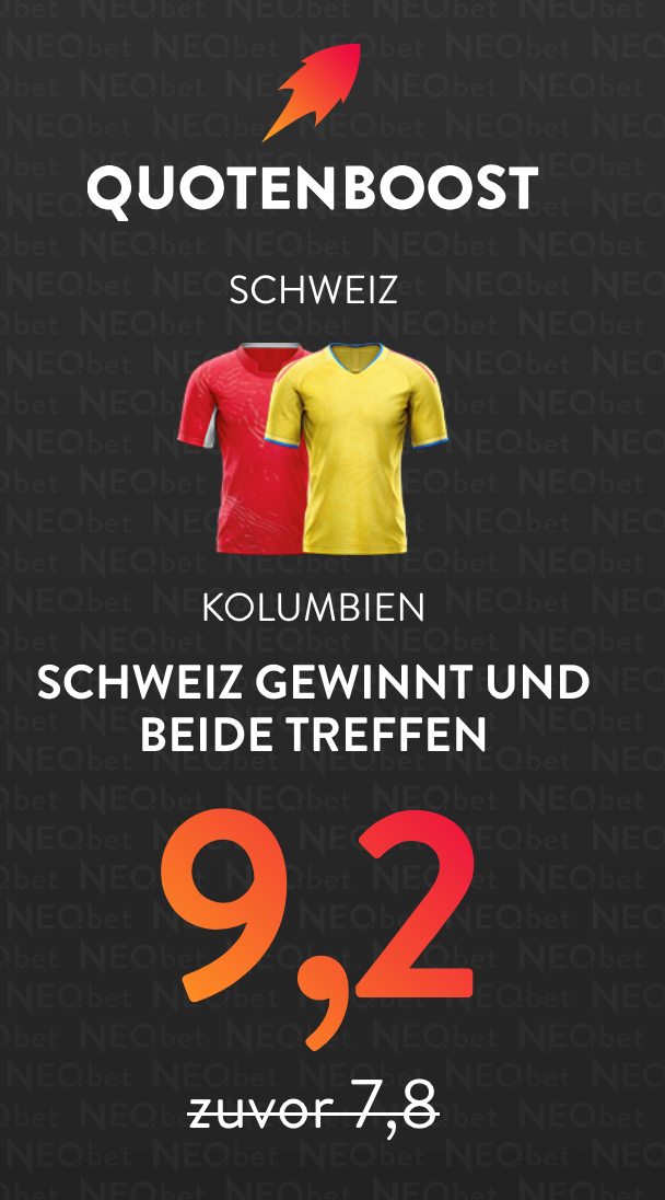 Schweiz – Kolumbien