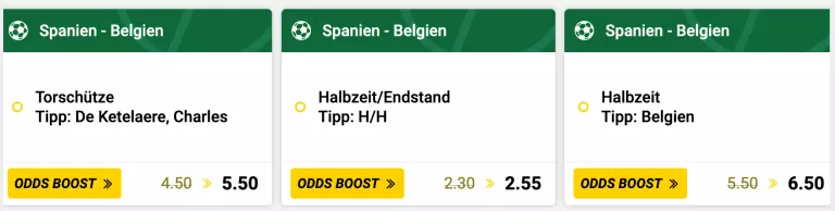Spanien vs. Belgien