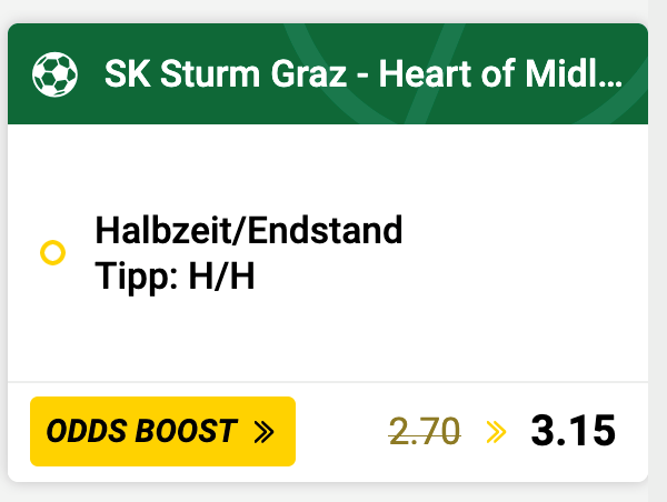 Sturm Graz – Heart of Midlothian