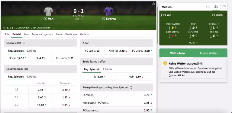 oddset live wetten